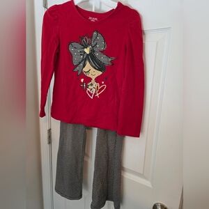 Red and Black Kids Matching Set